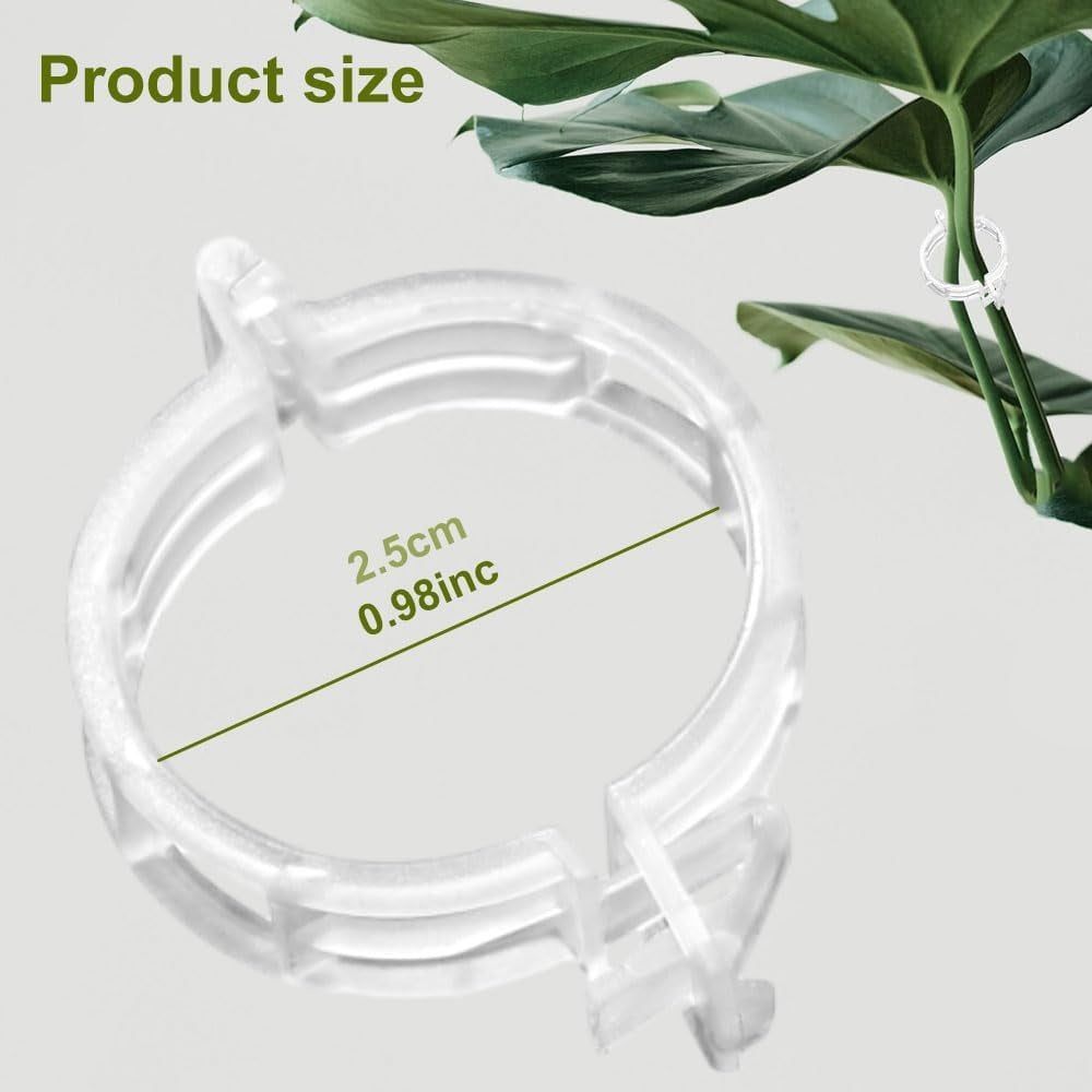 100 PCS Secured Plastic Plant Clip